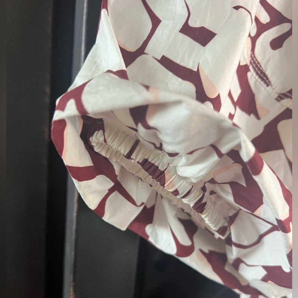 $600 Camilla and Marc "Como" High Neck Mini Dress - Burgundy Floral US 2 EUC - Picture 10 of 13